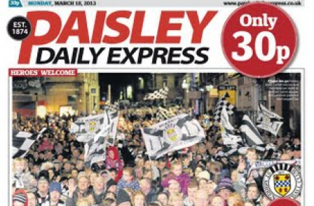 Redesign, price cut and cup win: Story behind Paisley Daily Express, UK's best-performing newspaper